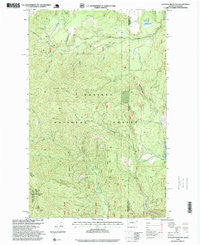 Gleason Mountain Washington Historical topographic map, 1:24000 scale, 7.5 X 7.5 Minute, Year 1996