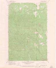 Gleason Mtn Washington Historical topographic map, 1:24000 scale, 7.5 X 7.5 Minute, Year 1967