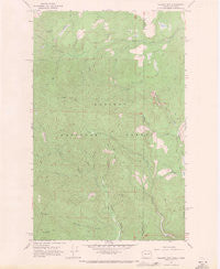 Gleason Mtn Washington Historical topographic map, 1:24000 scale, 7.5 X 7.5 Minute, Year 1967