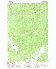 Glenoma Washington Historical topographic map, 1:24000 scale, 7.5 X 7.5 Minute, Year 1987