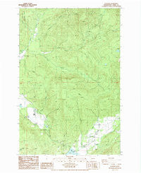 Glenoma Washington Historical topographic map, 1:24000 scale, 7.5 X 7.5 Minute, Year 1987