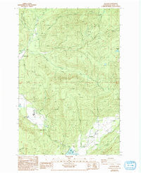 Glenoma Washington Historical topographic map, 1:24000 scale, 7.5 X 7.5 Minute, Year 1987