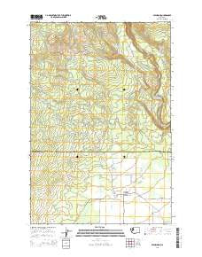 Glenwood Washington Current topographic map, 1:24000 scale, 7.5 X 7.5 Minute, Year 2014