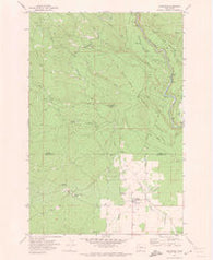 Glenwood Washington Historical topographic map, 1:24000 scale, 7.5 X 7.5 Minute, Year 1970