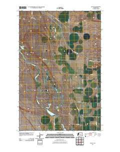 Gloyd Washington Historical topographic map, 1:24000 scale, 7.5 X 7.5 Minute, Year 2011