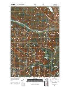 Goat Mountain Washington Historical topographic map, 1:24000 scale, 7.5 X 7.5 Minute, Year 2011