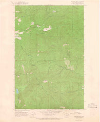 Goddards Peak Washington Historical topographic map, 1:24000 scale, 7.5 X 7.5 Minute, Year 1964