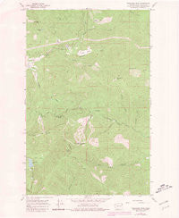 Goddards Peak Washington Historical topographic map, 1:24000 scale, 7.5 X 7.5 Minute, Year 1964
