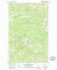 Goddards Peak Washington Historical topographic map, 1:24000 scale, 7.5 X 7.5 Minute, Year 1964