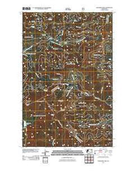 Goddards Peak Washington Historical topographic map, 1:24000 scale, 7.5 X 7.5 Minute, Year 2011