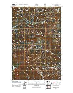 Goddards Peak Washington Historical topographic map, 1:24000 scale, 7.5 X 7.5 Minute, Year 2011