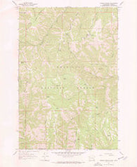 Godman Spring Washington Historical topographic map, 1:24000 scale, 7.5 X 7.5 Minute, Year 1967