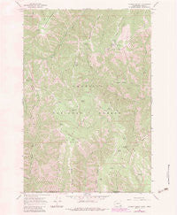 Godman Spring Washington Historical topographic map, 1:24000 scale, 7.5 X 7.5 Minute, Year 1967