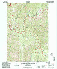 Godman Spring Washington Historical topographic map, 1:24000 scale, 7.5 X 7.5 Minute, Year 1995
