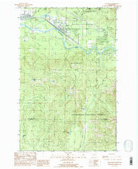 Gold Bar Washington Historical topographic map, 1:24000 scale, 7.5 X 7.5 Minute, Year 1989