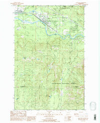 Gold Bar Washington Historical topographic map, 1:24000 scale, 7.5 X 7.5 Minute, Year 1989