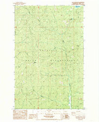 Gold Mountain Washington Historical topographic map, 1:24000 scale, 7.5 X 7.5 Minute, Year 1985