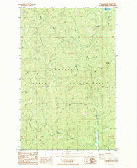 Gold Mountain Washington Historical topographic map, 1:24000 scale, 7.5 X 7.5 Minute, Year 1985