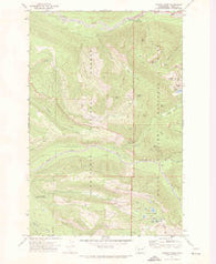 Golden Lakes Washington Historical topographic map, 1:24000 scale, 7.5 X 7.5 Minute, Year 1971