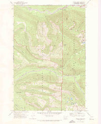Golden Lakes Washington Historical topographic map, 1:24000 scale, 7.5 X 7.5 Minute, Year 1971