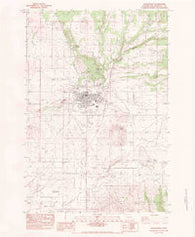 Goldendale Washington Historical topographic map, 1:24000 scale, 7.5 X 7.5 Minute, Year 1983