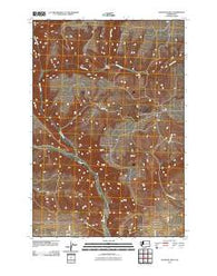 Goodnoe Hills Washington Historical topographic map, 1:24000 scale, 7.5 X 7.5 Minute, Year 2011