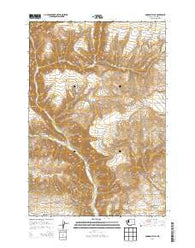 Goodnoe Hills Washington Current topographic map, 1:24000 scale, 7.5 X 7.5 Minute, Year 2013