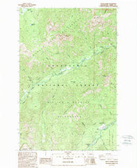 Goose Prairie Washington Historical topographic map, 1:24000 scale, 7.5 X 7.5 Minute, Year 1988