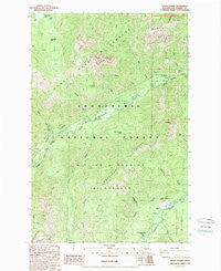 Goose Prairie Washington Historical topographic map, 1:24000 scale, 7.5 X 7.5 Minute, Year 1988