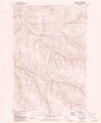 Gould City Washington Historical topographic map, 1:24000 scale, 7.5 X 7.5 Minute, Year 1981