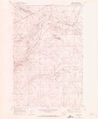 Govan Washington Historical topographic map, 1:24000 scale, 7.5 X 7.5 Minute, Year 1969