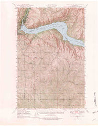 Grand Coulee Dam Washington Historical topographic map, 1:62500 scale, 15 X 15 Minute, Year 1948