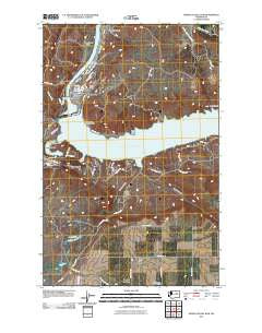 Grand Coulee Dam Washington Historical topographic map, 1:24000 scale, 7.5 X 7.5 Minute, Year 2011
