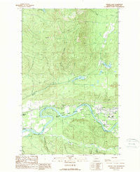 Grandy Lake Washington Historical topographic map, 1:24000 scale, 7.5 X 7.5 Minute, Year 1989