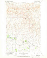 Granger NE Washington Historical topographic map, 1:24000 scale, 7.5 X 7.5 Minute, Year 1964