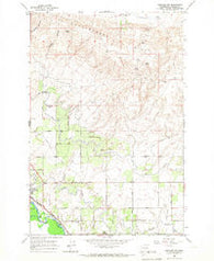 Granger NW Washington Historical topographic map, 1:24000 scale, 7.5 X 7.5 Minute, Year 1965