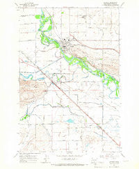 Granger Washington Historical topographic map, 1:24000 scale, 7.5 X 7.5 Minute, Year 1965