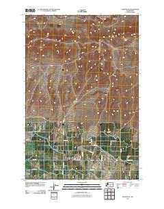 Granger NE Washington Historical topographic map, 1:24000 scale, 7.5 X 7.5 Minute, Year 2011