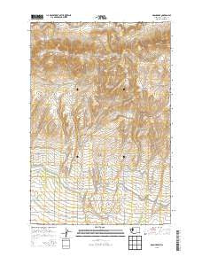 Granger NE Washington Current topographic map, 1:24000 scale, 7.5 X 7.5 Minute, Year 2013
