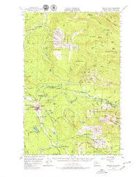Granite Falls Washington Historical topographic map, 1:62500 scale, 15 X 15 Minute, Year 1956