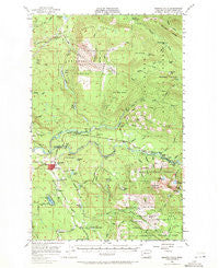 Granite Falls Washington Historical topographic map, 1:62500 scale, 15 X 15 Minute, Year 1956