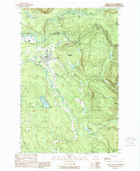 Granite Falls Washington Historical topographic map, 1:24000 scale, 7.5 X 7.5 Minute, Year 1989