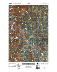 Grayback Mountain Washington Historical topographic map, 1:24000 scale, 7.5 X 7.5 Minute, Year 2011