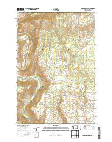 Grayback Mountain Washington Current topographic map, 1:24000 scale, 7.5 X 7.5 Minute, Year 2014