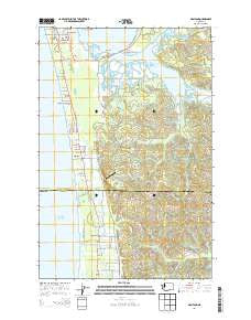 Grayland Washington Current topographic map, 1:24000 scale, 7.5 X 7.5 Minute, Year 2014