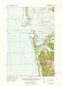 Grayland Washington Historical topographic map, 1:62500 scale, 15 X 15 Minute, Year 1941
