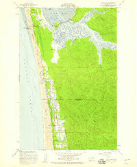 Grayland Washington Historical topographic map, 1:24000 scale, 7.5 X 7.5 Minute, Year 1956