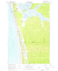 Grayland Washington Historical topographic map, 1:24000 scale, 7.5 X 7.5 Minute, Year 1956