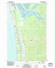 Grayland Washington Historical topographic map, 1:24000 scale, 7.5 X 7.5 Minute, Year 1956
