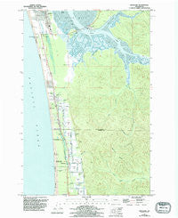 Grayland Washington Historical topographic map, 1:24000 scale, 7.5 X 7.5 Minute, Year 1956